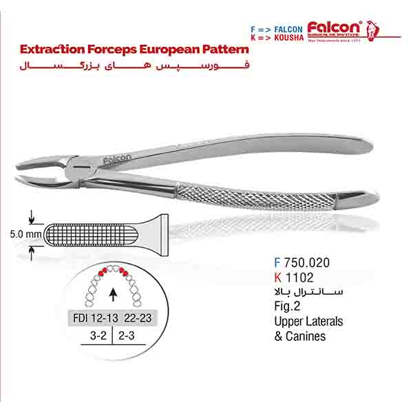 فورسپس سانترال بالا فالکن-Falcon