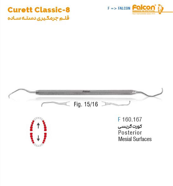 کورت گریسی ساده fig : 15/16 فالکن-Falcon