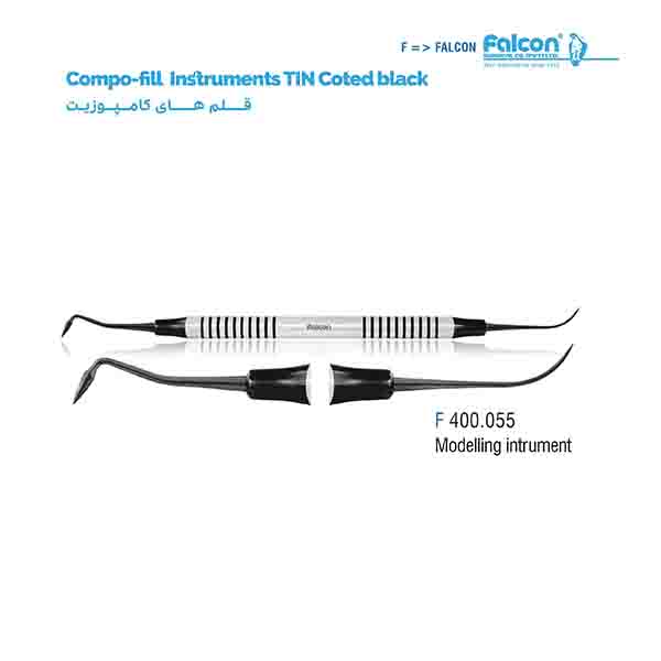 قلم کامپوزیت تیتانیومی مشکی (Modeling Intsrument)فالکن-Falcon